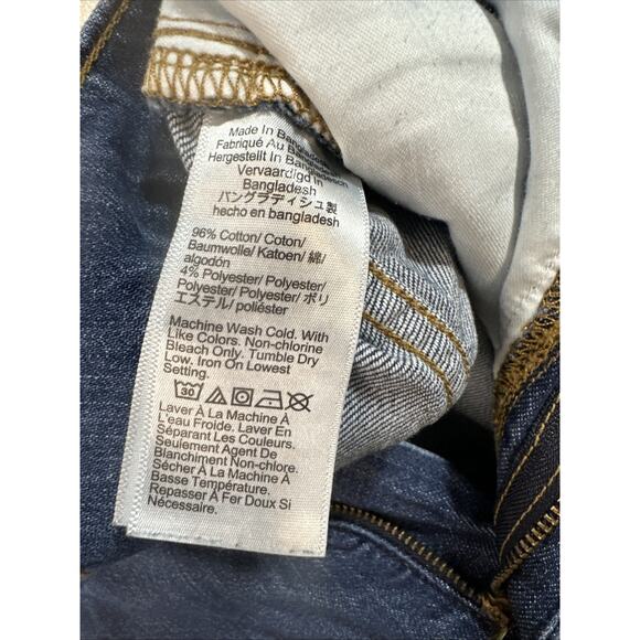 J.Crew Women's Jeans Blue Size 26 Tapered Mid Rise Stretch Denim Cotton Blend - Picture 7 of 9